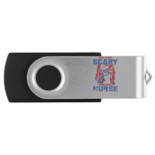 This is my Scary Dialysis Nurse Costume Halloween. Flash Drive