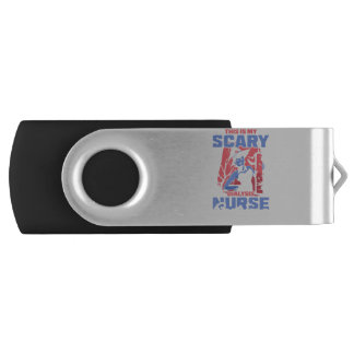 This is my Scary Dialysis Nurse Costume Halloween. Flash Drive