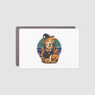 This is my scary dog dad costume Halloween Doglove Car Magnet