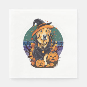 This is my scary dog dad costume Halloween Doglove Napkins
