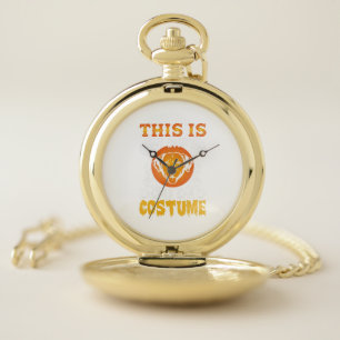 This is My Scary Dog Dad Costume Pocket Watch