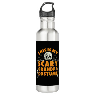 This Is My Scary Grandpa Costume  Stainless Steel Water Bottle