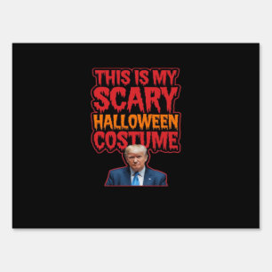 This Is My Scary Halloween Costume Classic Sign