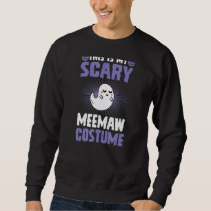 This Is My Scary Meemaw Costume Halloween Party Sweatshirt