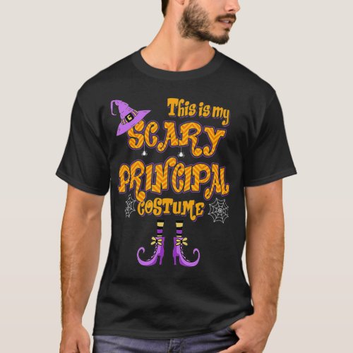 This Is My Scary Principal Costume Halloween T_Shirt