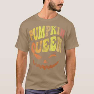 This Is My Scary PUMPKIN QUEEN Halloween Lady Groo T-Shirt
