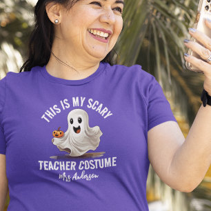 This is My Scary Teacher Costume Custom T-Shirt