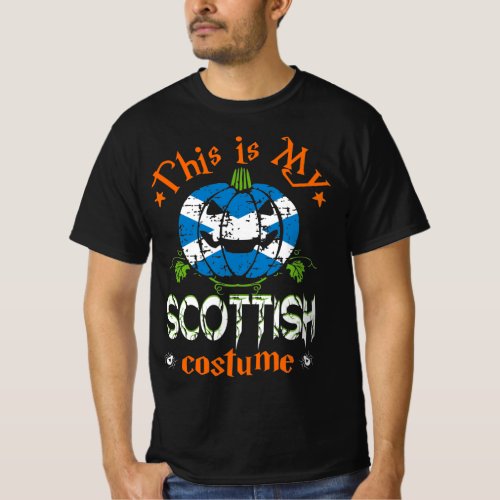 This Is My Scottish Costume Halloween T_Shirt