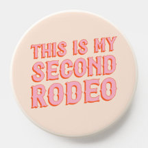 This is My Second Rodeo (old west letters)