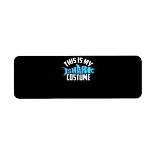 This Is My Shark Costume Sea Creature Label