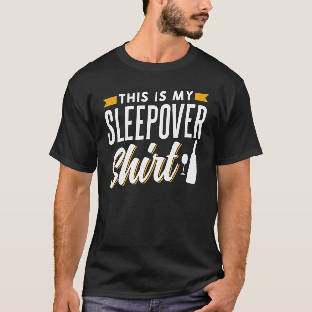 This Is My Sleepover  Team Overnight Party Cute T-Shirt (Front)