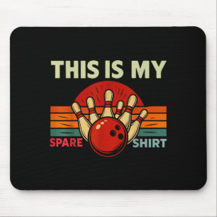 This Is My Spare Bowling Funny Bowler Men Women Ki Mouse Pad