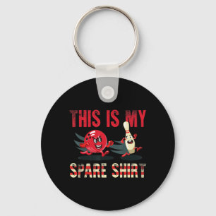 This Is My Spare Fun Bowling Keychain
