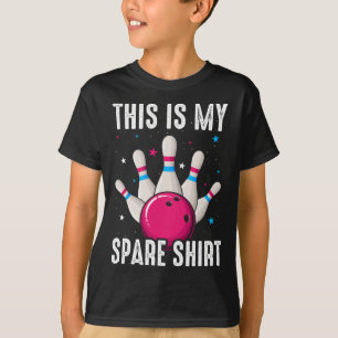 This Is My Spare Funny Bowling For Women Girls  T-Shirt