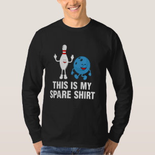 This Is My Spare Shirt Bowling Strike Pins Shirt