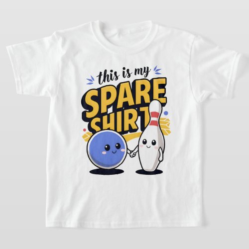 This is my Spare shirt _ cute bowling tee for kids