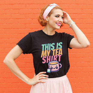 This is my Tea Shirt Funny Cute Pastel