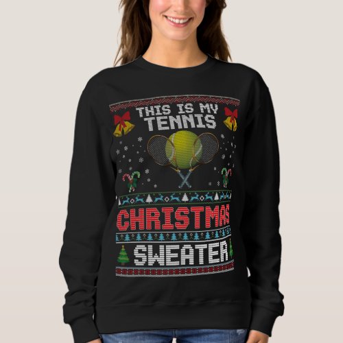 This Is My Tennis Christmas Sweater Merry Xmas Ugl