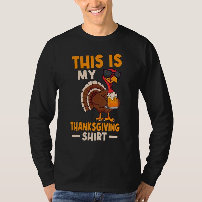 This Is My Thanksgiving  Happy Turkey Day Thanksgi T-Shirt (Front)