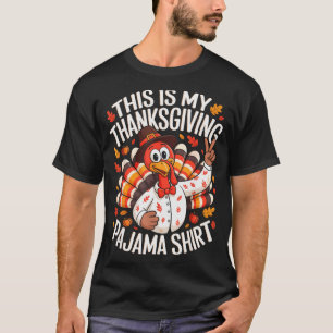 This Is My Thanksgiving Pajama Shirt Pjs Adult Kid