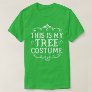 This Is My Tree Costume Funny Lazy Halloween T-Shirt