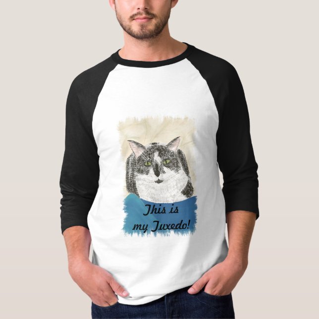 This is my Tuxedo! - humorous cat tshirts (Front)