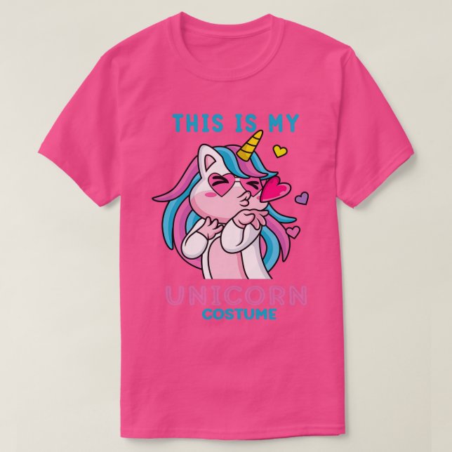 This Is My Unicorn Costume T-Shirt (Design Front)