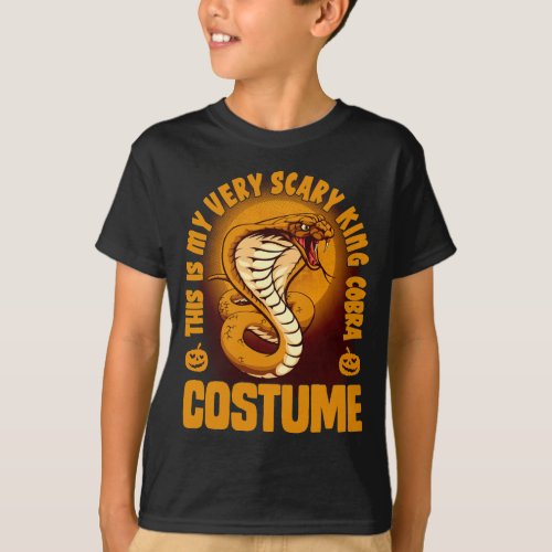 This is my very scary king cobra halloween costume T_Shirt