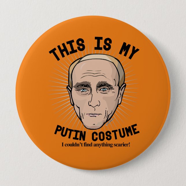 This is my Vladimir Putin Costume - I couldn't fin Pinback Button (Front)