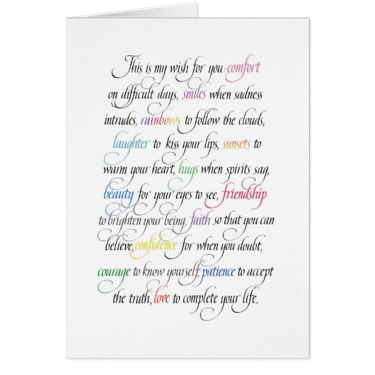 This Is My Wish Cards (Front)