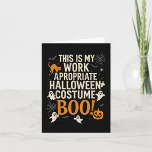 This Is My Work Appropriate Costume, Office Hallow Card