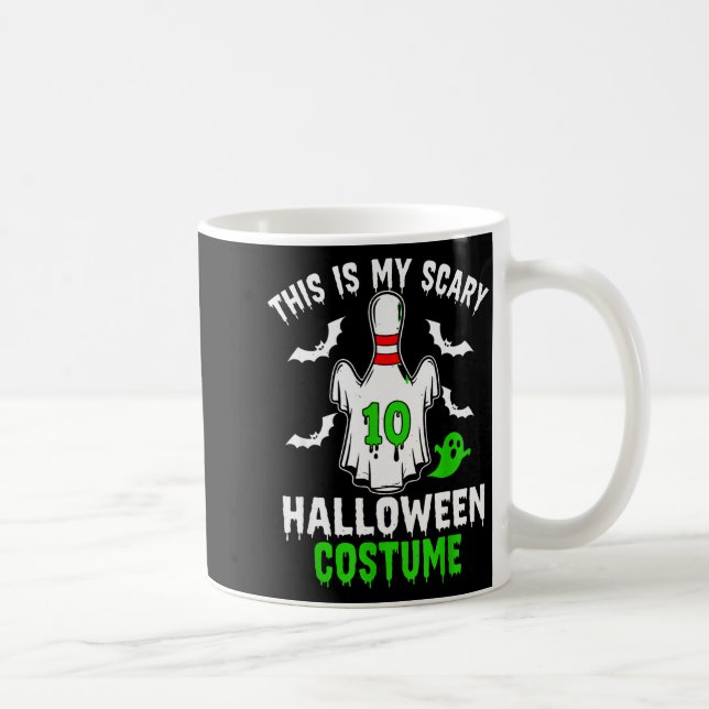 This Is My Y Halloween Costume Bowling N Ghost Sok Coffee Mug (Right)