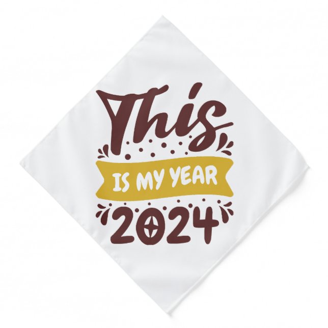 This is my year 2024 bandana (Front)