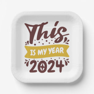 This is my year 2024 paper plates