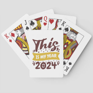 This is my year 2024 poker cards