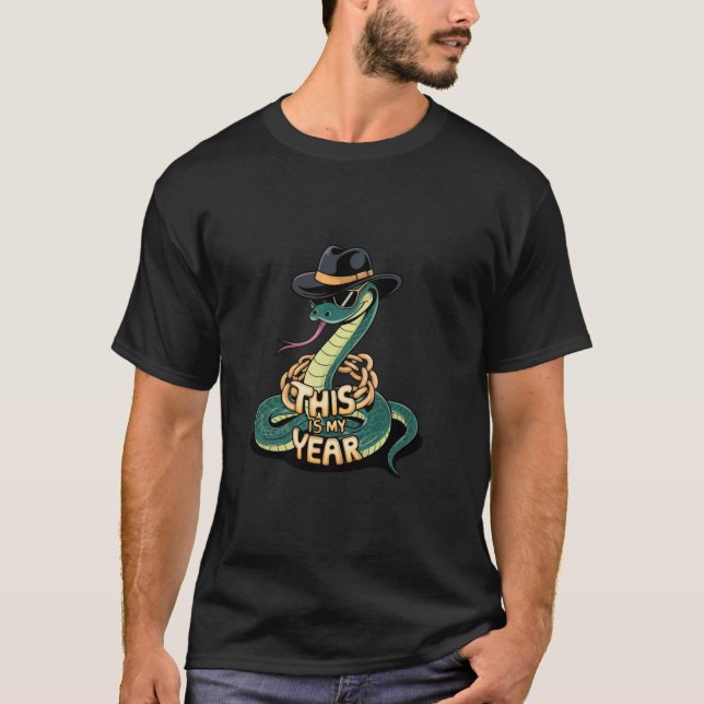 This is My Year Snake Chinese New Year 2025 T-Shirt (Front)