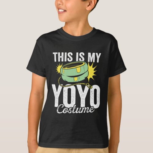 This Is My Yoyo Costume Yoyo Design Boys Girls Yoy T_Shirt