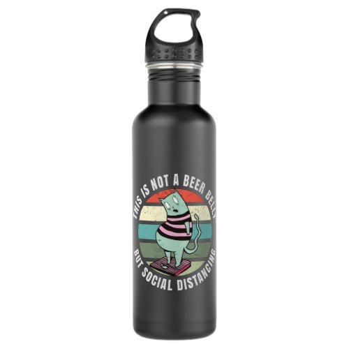 This is not a beer belly but social distancing stainless steel water bottle
