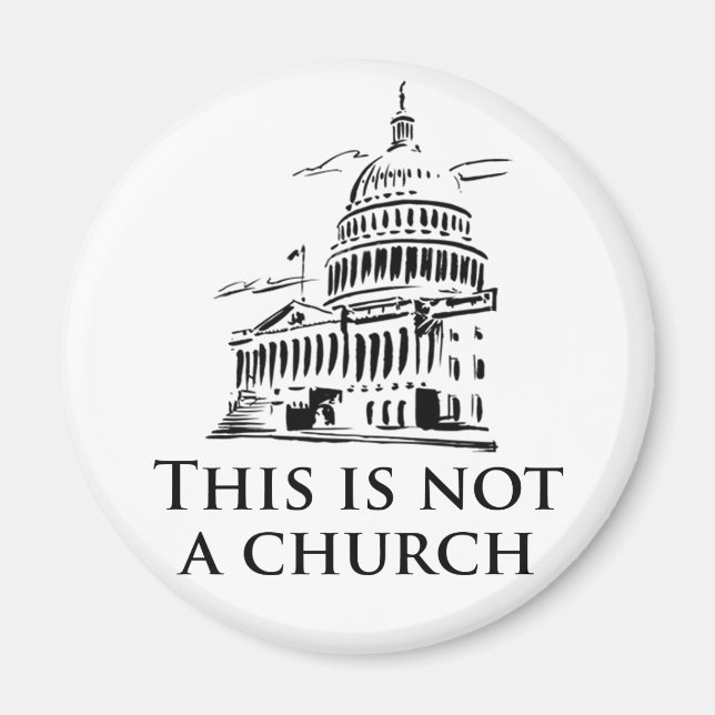 this is not a church magnet (Front)