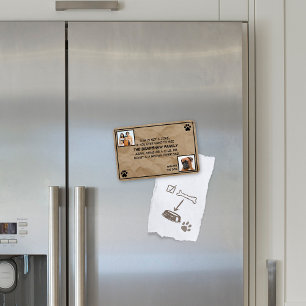 This is Not a Joke Photo Dog Magnet