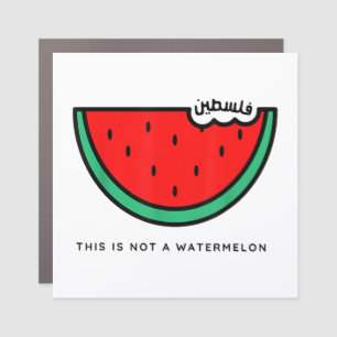 'This Is Not a Watermelon' Palestine Collection Car Magnet