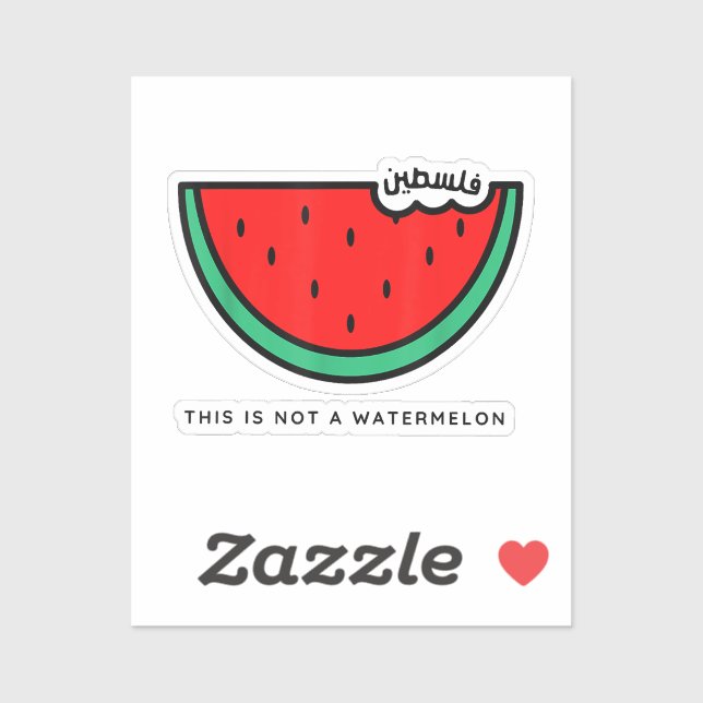 'This Is Not a Watermelon' Palestine Collection Sticker (Sheet)