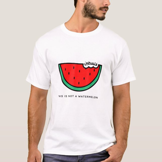 'This Is Not a Watermelon' Palestine Collection T-Shirt (Front)