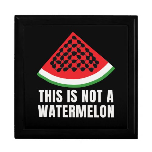 This is Not a Watermelon _ Palestinian keffiyeh Gift Box