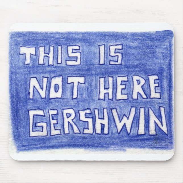 This Is Not Here Mouse Pad (Front)