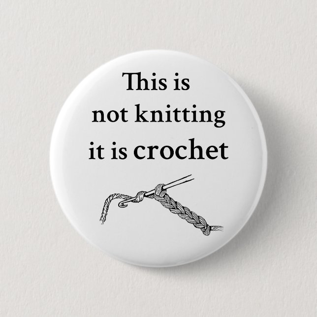 This is not knitting it is crochet button (Front)