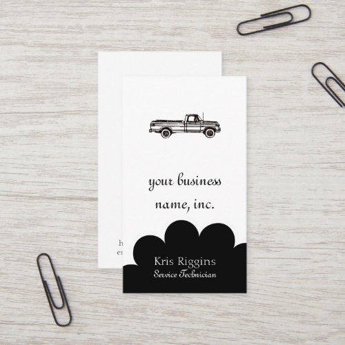 This Is Not My Pickup Business Card Template