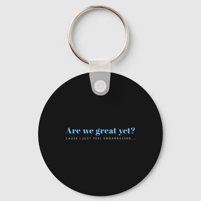 This Is Not Normal Anti-trump Designs Uni-adults B Keychain (Front)