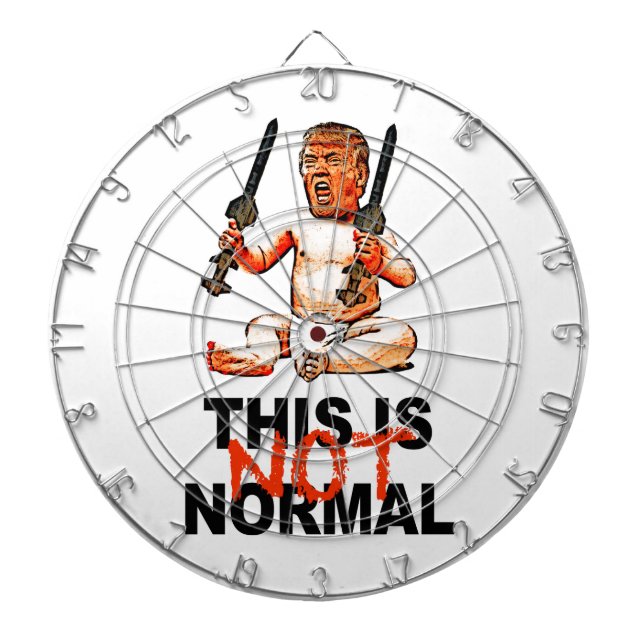This is Not Normal Dart Board (Front)