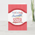 This Is One Really Incredible Sister Gift Card